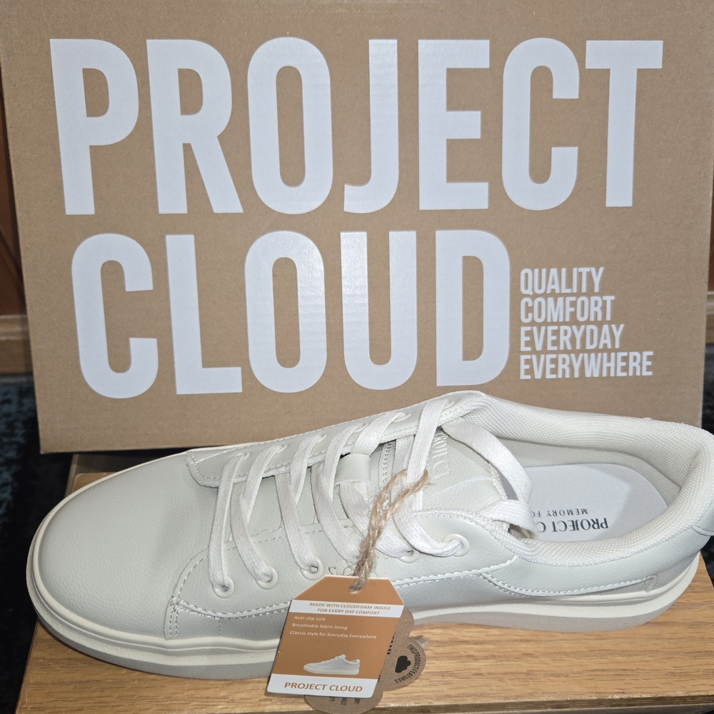 Project Cloud Men’s White Sneakers